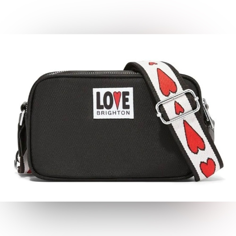NWT BRIGHTON LOVE ESSENTIALS CAMERA CROSSBODY BAG DOUBLE ZIP COMPARTMENT 8.5 X 5 - Picture 5 of 8